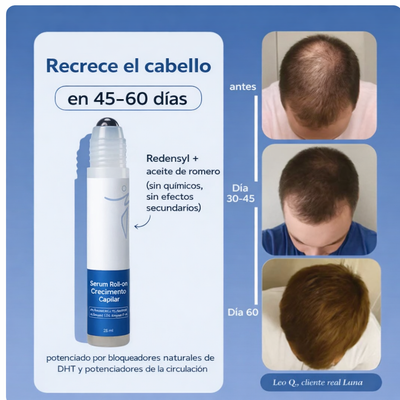 Suero anticaída para el crecimiento del cabello Roll-On