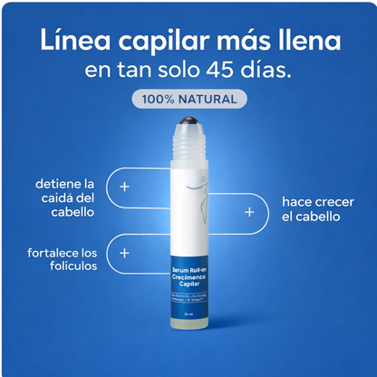 Roll-On de Crecimiento Capilar™+Dermaroller