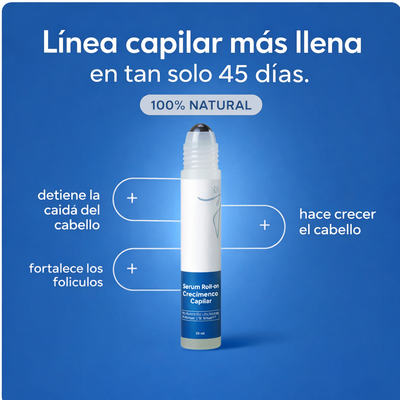 Suero anticaída para el crecimiento del cabello Roll-On