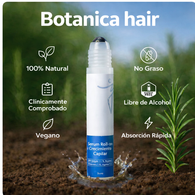 Suero anticaída para el crecimiento del cabello Roll-On